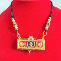 ราคา สร้อยพระ สร้อยคอ สร้อยเชือก สามารถปรับความยาวสร้อยได้ คล้องหัวเลสหลวงพ่อรวย ไตรมาส 59 รวย รวย รวย ลงยาสีเขียว สีแดง (15332821228)