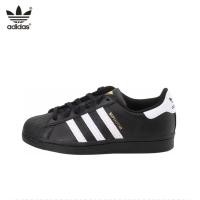 ราคา Adidas Originals Superstar Shell Toe รองเท้าผ้าใบโลว์คัทอินเทรนด์และเปรี้ยวจี๊ดสำหรับผู้ชายและผู้หญิงสีดำและสีขาว คำแนะนำของขวัญ (20805674406)