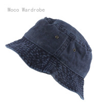 ราคา Moco หมวกยีนส์ฟอกสไตล์วินเทจหมวกชาวประมงผ้ายีนส์หมวกเบสบอลพิมพ์ลายล้างได้หมวกผ้าฝ้าย (11505283297)