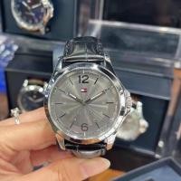 ราคา นาฬิกาข้อมือ Tommy สายหนังสีดำ ของแท้ 100 (17600841831)