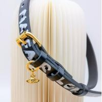 ราคา Vivienne Westwood ของแท้แบบตะวันตกแปซิฟิกหลังวิเวียนพังก์ร็อคโกลด์สร้อยคอเงิน B8297สร้อยคอจี้ดาวเสาร์ตัวอักษรเข็มขัดสีดำใหม่ของอังกฤษ (19794927805)