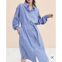 ราคา UNIQLO ชุดเดรสผ้าเดนิม แขนยาว U WOMEN DENIM SHIRT DRESS (21124874064)