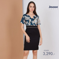 ราคา Jousse Dress ชุดเดรสทำงานลายดอกไม้ กราฟฟิค ทรงเข้ารูป JS26DR (767406736)