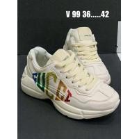 ราคา กุชชี่ รองเท้าผ้าใบกุชชี่ รองเท้าเสริมส้นสวมใส่ได้ทั้งชายและหญิง รองเท้าแฟชั่น รองเท้าออกกำลังกาย (3272024618)