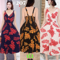 ราคา ชุดเดรส เดสยาวสายเดี่ยว ลายดอกย้อนยุคสวยมาก สม็อคหลังจั้มใต้อก ผ้าสปัน ใส่สบายไม่ร้อน ชุดเดรสแฟชั่น พร้อมส่ง (21128463572)