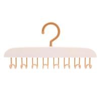 ราคา เข็มขัดไม้แขวนเสื้อผ้า8ตะขอผูกบราหมวกที่ชั้นวางจัดระเบียบประหยัดพื้นที่ที่ใส่ที่เก็บเสื้อผ้าตู้เสื้อผ้า (20268389726)