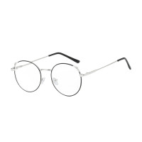 ราคา AIFASOON ใหม่ย้อนยุคหูแมวตกแต่งกรอบกลมกระจกแบน แว่นตาทรงเหลี่ยมโลหะทรงเหลี่ยม แว่นตาคอมพิวเตอร์ป้องกันแสงสีฟ้า (19653410273)