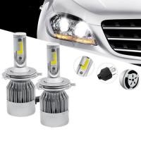 ราคา ไฟหน้า C6 ขั้ว H4 H7 H11 ความสว่าง 3800LM มี 2 ชิ้น 1 คู่ (7160292184)