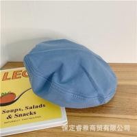 ราคา momokick พร้อมส่ง หมวกเบเร่ย์ หมวกเบเรต์ หมวก หมวกไบเล่ หมวกเบเร่ต์ (12582297417)
