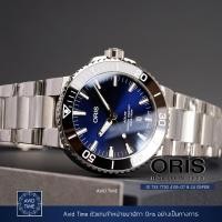 ราคา Oris Aquis Date Deep Blue น้ำเงิน 41 5mm และ 43 5mm สายเหล็ก Avid Time โอริส ของแท้ ประกันศูนย์ (9224007247)