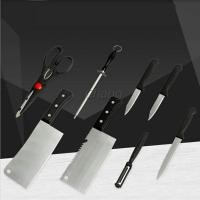 ราคา Chang ชุดมีดและอุปกรณ์ทำครัวเซ็ต 8 ชิ้น ชุดมีดทำครัวและอุปกรณ์ในการประกอบอาหาร มีดหั่น มีดสแตนเลส Kitchen Knife Set (12216836992)