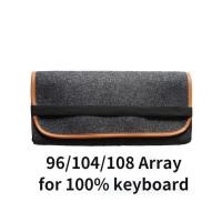 ราคา Mechanical Keyboard Protection Bag Dust Large Capacity Flip Cover Felt Cloth Storage Bag for 60 68 87 104 Keys GK61 SK64 GH60 POKER FILCO DUCKY (18220903744)
