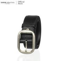 ราคา Louis Montini SANCHEZ เข็มขัดผู้ชายหนังวัวแท้ เข็มขัดหนังวัวลายลิ้นจี่ Men Belts MGN186 (19591412911)
