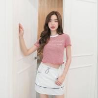 ราคา JARINYA เสื้อยืดครอปผ้าเนื้อเด้ง งานปักเพชร สกรีนกากเพชร สวยวิ้งๆ ไม่ย้วย ไม่หด ยับยาก ผ้าเกรดดีสุด (19626333574)