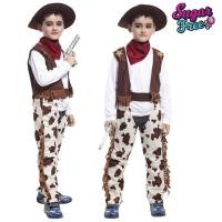 ราคา ชุดคอสตูมแฟนซีเด็กคาวบอย Cowboy for kid costume งานแฟนซีปาร์ตี้ งานโรงเรียนวันกิจกรรมพิเศษ มีขนาดส่วนสูง 110 140 cm ให้เลือก (10782332476)