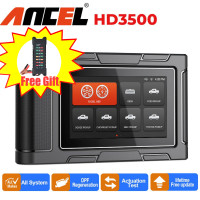 ราคา Ancel HD3500 24โวลต์ดีเซล OBD 2in1 OBD2สแกนเนอร์เต็มระบบสแกนยานพาหนะเชิงพาณิชย์ HD รถบรรทุกหนักรถกระบะ HOBD สำหรับฟอร์ด โตโยต้า Gmcโตโยต้า ฮอนด้า นิสสัน อีซูซุด้วยน้ำมัน Dpf รีเซ็ตเครื่องมือวิเคราะห์ 