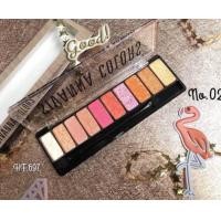 ราคา Sivanna HF697 Colors Luxury Velvet Eyeshadow 10สี ของแท้100 (18022646399)