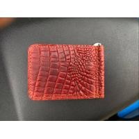 ราคา กระเป๋าสตางค์ Money Clip มันนี่คลิป หนังวัวแท้ หนังแท้ กระเป๋าใส่บัตร สำหรับท่านชาย Men Wallet Clip สวยทนทาน (19615153615)