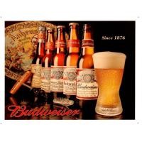 ราคา SIG155บัดไวเซอร์โลหะประวัติป้ายดีบุกสีดำ (20349578605)