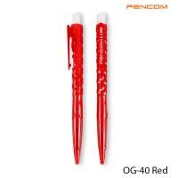 ราคา Pencom OG40 Rad ปากกาหมึกน้ำมันแบบกดด้ามแดง (12586473022)