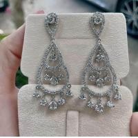 ราคา Titapa jewelryต่างหูเพชรระย้าไล่ไซส์เพชร 30ตัง20ตัง10ตังแบบแป้นใส่สบายงานมาใหม่เพชรขาววิ้งน้ำ100คัดทุกเม็ดเหลี่ยมH Aน้ำลึกสวยเล่นไฟระยิบระยับงานปราณีตละเอียดมากตัวเรือนมีน้ำหนักแข็งแรงตัวล็อคแน่นหนาใส