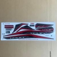 ราคา สติ๊กเกอร์ เวฟ 110i รุ่น 28 ปี 2019 Honda wave ชุดสี ชุดแต่ง แฟริ่ง เฟรมรถ ติดรถสี ดำ แดง (13202399105)