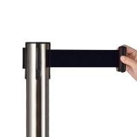 ราคา เสากั้นทางเดินสแตนเลส เสากั้นบริเขต เสากั้นทางเดิน เสาคิว เสากั้นคิว เสาสแตนเลส ความสูง 90 Cm ชนิดสายดึงกลับอัตโนมัติ ราคาต่อต้น (19791763586)