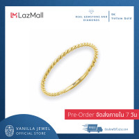 ราคา Pre Order Vanilla Jewel แหวนทองคำแท้ แหวนเกลียว 9K ทรงเกลียว ขนาดเล็ก แหวนสไตล์มินิมอล สั่งทำตามไซส์ใช้เวลา7วันทำการ สินค้ามาพร้อมใบรับประกัน (10291169800)