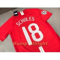 ราคา Retro เสื้อบอลย้อนยุค Vintage ทีมผีแมน ยู เหย้า 2008 Man Utd Home Final Moscow 2008 18 SCHOLES และอาร์ม UCL (9512699254)
