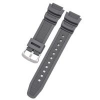 ราคา สายนาฬิกายางนิ่มกันน้ำได้สำหรับผู้ชายสายข้อมือสำหรับเปลี่ยนนาฬิกาใช้ได้กับ Casio AE 1000W AQ S810W SGW 300H W S200H (16943000531)