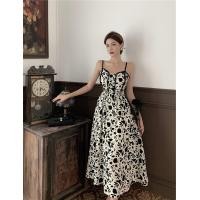 ราคา floral dress ยาว เดรสรัดรูป ผู้หญิง แฟชั่น เกาหลี สาวอวบ น่ารัก ลายดอกไม้ ไปทะเล ชุดเดรสออกงาน (20965196321)