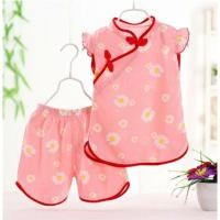 ราคา พร้อมส่ง ชุดกี่เพ้าเด็ก สีชมพู ชุดกี่เพ้าเด็กแขนสั้น ขาสั้น เสื้อคอจีนเด็ก ชุดกี่เพ้าเด็กหญิง ชุดกี่เพ้าเด็กผู้หญิง (12431988405)