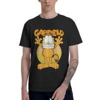 ราคา New เสื้อยืดคอกลม แขนสั้น ผ้าฝ้าย 100 พิมพ์ลาย Garfield Garfield Orange Cat สําหรับผู้ชาย (20486412509)