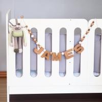 ราคา ป้ายชื่อเด็ก ป้ายชื่อไม้ ป้ายชื่อห้อย อักษรไม้ แขวนเตียงได้ สั่งผลิตตามชื่อน้อง ต้อนรับขวัญเด็กแรกเกิด Baby Shower Baby Banner Personalized banner PRE ORDER (12573252484)