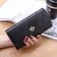 ราคา Ketianwei 2022 กระเป๋าสตางค์แบบใหม่สำหรับผู้หญิงกระเป๋าสตางค์ใบยาวความจุขนาดใหญ่สไตล์เกาหลีกระเป๋าสตางค์มงกุฎสีทองลายตารางแฟชั่นแบบบางสำหรับผู้หญิงอินเทรนด์ (19898956020)