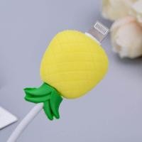 ราคา Fruit shaped phone data cable cover Cute cartoon anti bend protector Silicone universal compatible with reasonable (19380882572)