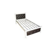 ราคา 3FP3HB เตียงเหล็กหัวเบาะ ชนาด 3 ฟุต พื้นระแนงยาว สีขาว รุ่นมาตรฐาน (7114936099)