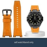 ราคา เหมาะสำหรับ Casio GST S130 S110 S120 W130l B100 W300หนังแท้ไนลอนผู้ชาย39 S สายนาฬิกาข้อมือ (17000324455)