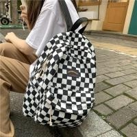 ราคา กระเป๋าเป้สะพายหลังลายสก๊อตกระเป๋านักเรียนผู้หญิงกระเป๋าเป้สะพายหลังขนาดใหญ่สำหรับผู้หญิง (20994132201)