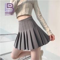 ราคา พร้อมส่งจากไทย กระโปรงเทนนิสเอวสูง Skirts สีพื้น มีซับใน กระโปรงสั้นเหนือเข่า กระโปรงเทนนิสเกาหลี No S01 (17425769805)