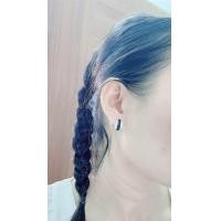 ราคา ต่างหูเงินนิลแท้เพชรข้าง (19525103156)