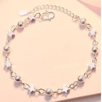 ราคา A HELLO GIRL ญี่ปุ่นและเกาหลีใต้แนวโน้มใหม่ป่าเงินชุบดอกไม้ปลาโลมามุกสร้อยข้อมือสองชั้นเครื่องประดับแฟชั่น (13251406627)