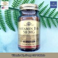 ราคา วิตามินบี6 Vitamin B6 50 mg 100 Tablets Solgar วิตามินบีหก บี 6 B 6 B 6 (12161341072)
