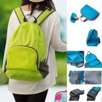 ราคา กระเป๋าเป้อเนกประสงค์ กันน้ำและพับเก็บได้สีสันสดใส มีหลายสีให้เลือก กระเป๋าพับได้ กระเป๋า (106165129)