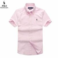 ราคา Original Ralph Lauren shirt short sleeve white color male High End wearing of formal put for special work slim size trend Oxford Paul shirt short sleeve (19720350629)