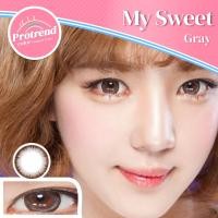 ราคา Protrendcolor Contact lens คอนแทคเลนส์โปรเทรนด์คัลเลอร์ รุ่น My Sweet Brown Gray นำเข้าจากเกาหลี ของแท้ 100 มี อ ย ขนาดเลนส์ 14 2 เท่าตาจริง เลนส์นิ่ม แฟชั่น (10305876615)