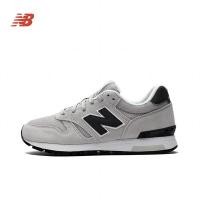ราคา กล่องเดิม New Balance 565 Mens and Womens Running Shoes Low Top Sneakers Grey White Black Department Store Style (20109309958)