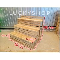 ราคา ชั้นวางไม้สัก ชั้นวางต้นไม้ ชั้นทรงขั้นบันไดขนาด24ชั้นกว้าง3050cm ขนาด234ชั้นวางกระถางไม่เกิน6นิ้วได้ ส่งKerry (14104036334)