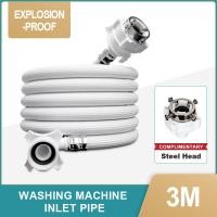 ราคา สายน้ำเข้า สายน้ำดี เครื่องซักผ้า ยาว 1 5M 2M 3M 5M พร้อม ข้อต่อก๊อกน้ำ ใช้ได้ทุกรุ่น ท่อน้ำเครื่องซักผ้า (20478402233)