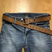 ราคา เข็มขัดหนังวัวแท้ นำเข้าจากอิตาลี Genuine Leather Belt made in Italy it 1 (9451288244)